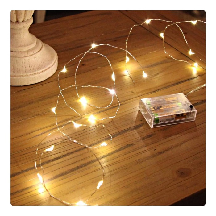 How to decorate room with led string lights