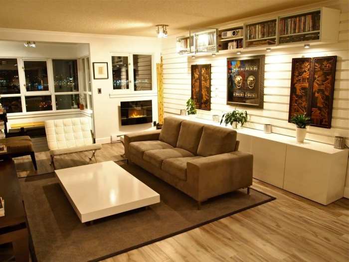 How to decorate a bachelor pad living room