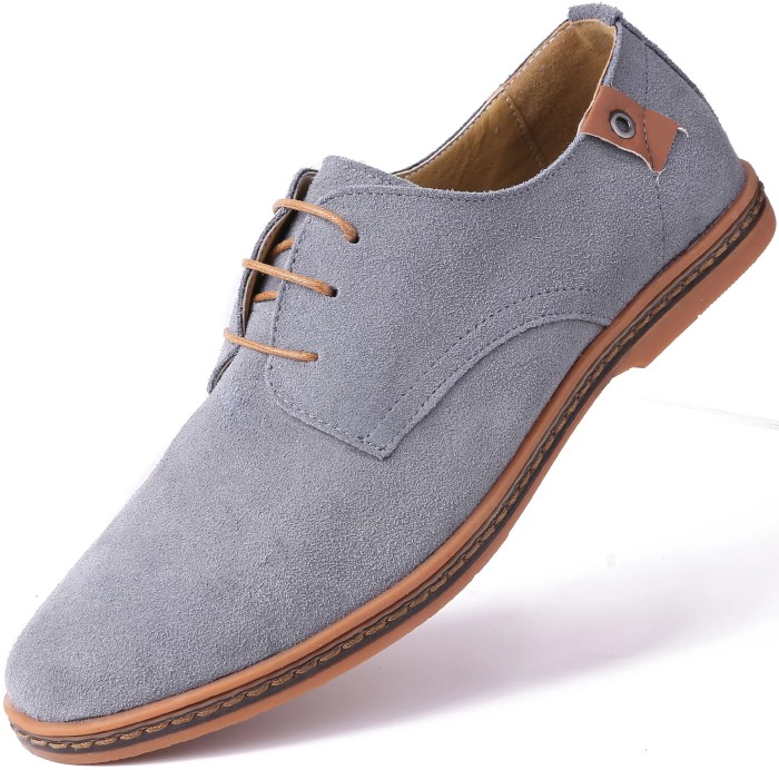 Suede dress shoes for men