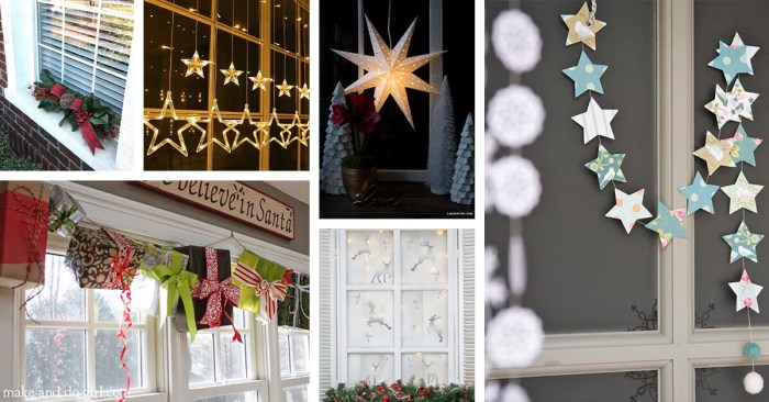 How to decorate your inside windows for christmas