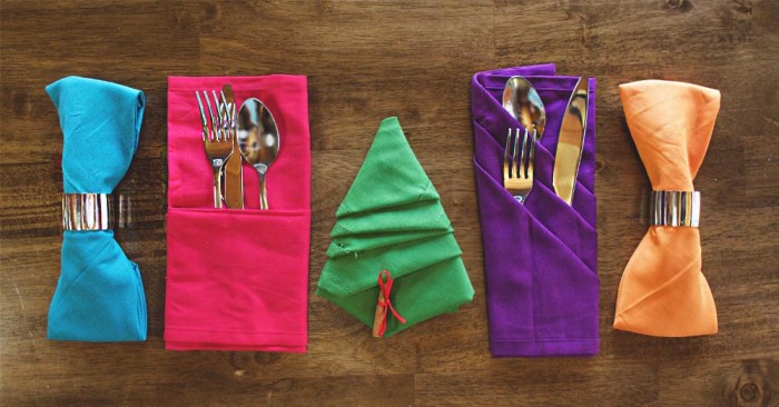 How to make table napkin decoration