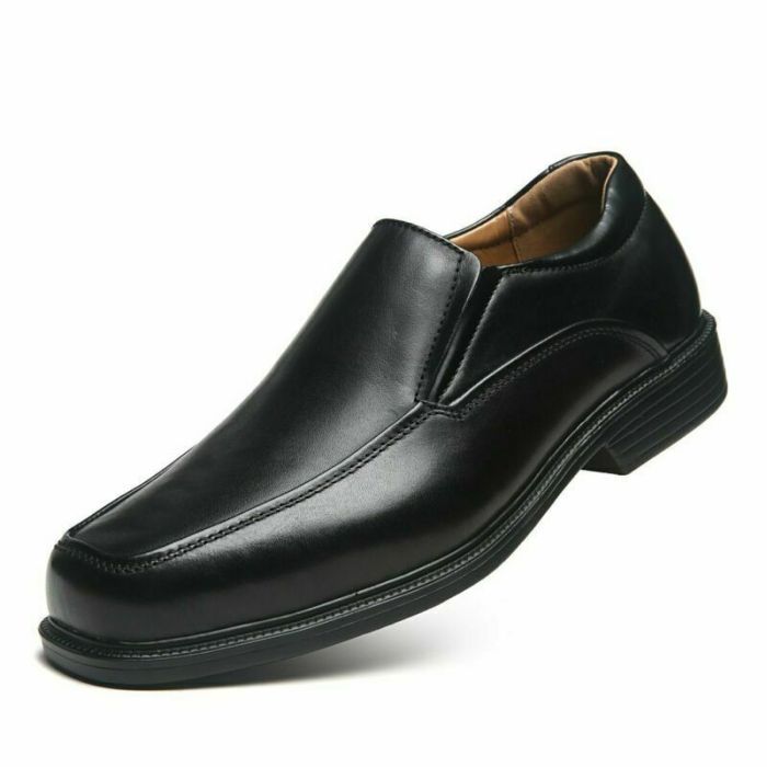 Mens wide width dress shoes