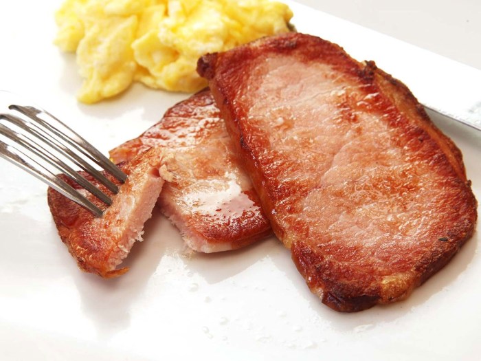 How to cook healthy canadian style bacon